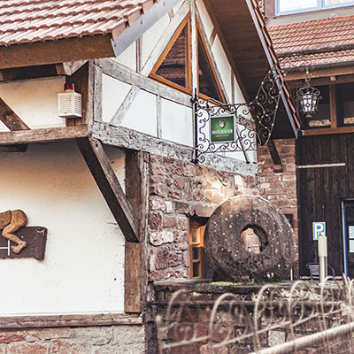 Die Mühlenschenke von außen