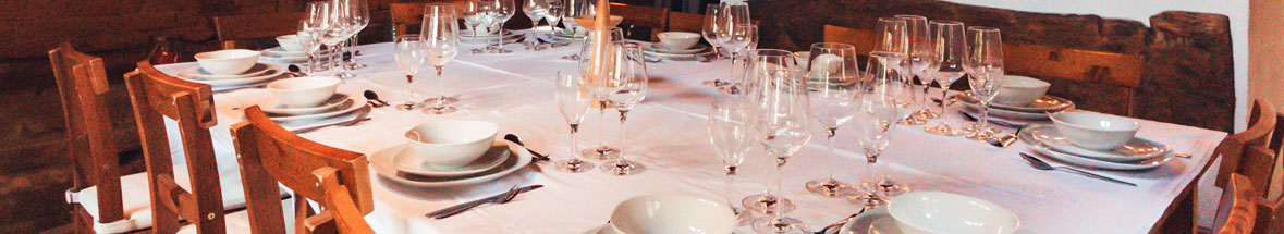 Gedeckte Tafel